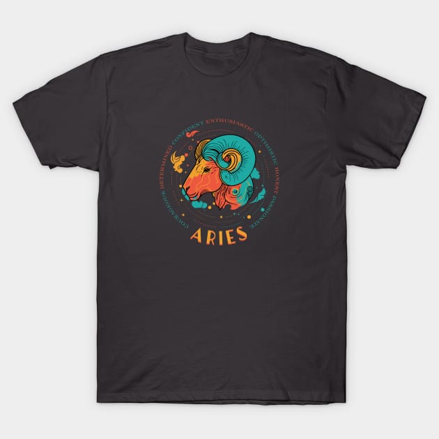 Aries T-Shirt by Polynesian Vibes